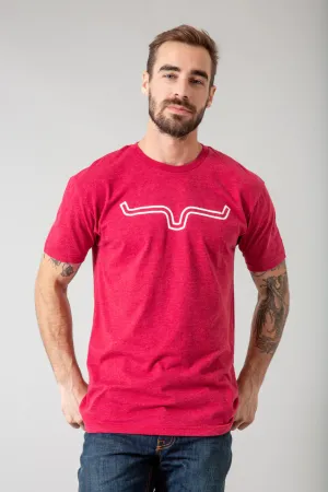 Kimes Ranch Outlier Logo Tech Short Sleeve Cardinal T-Shirt