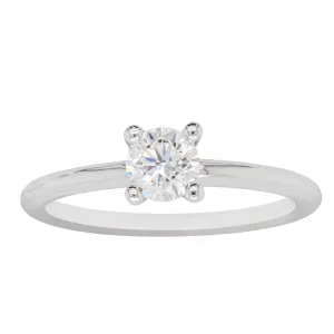 18ct White Gold .50ct Diamond Melba Ring