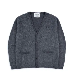 A Kind of Guise Pichiu Wool Alpaca Knit Cardigan: Anthracite Melange