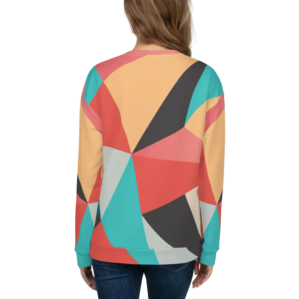 Abstract Geometrical Pattern Unisex Sweatshirt