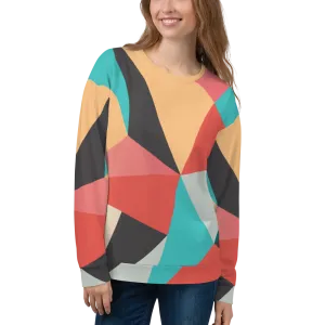 Abstract Geometrical Pattern Unisex Sweatshirt