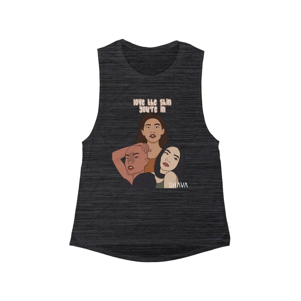 Affirmation Feminist Pro Choice Tank Top Women’s Size – Love The Skin You're In