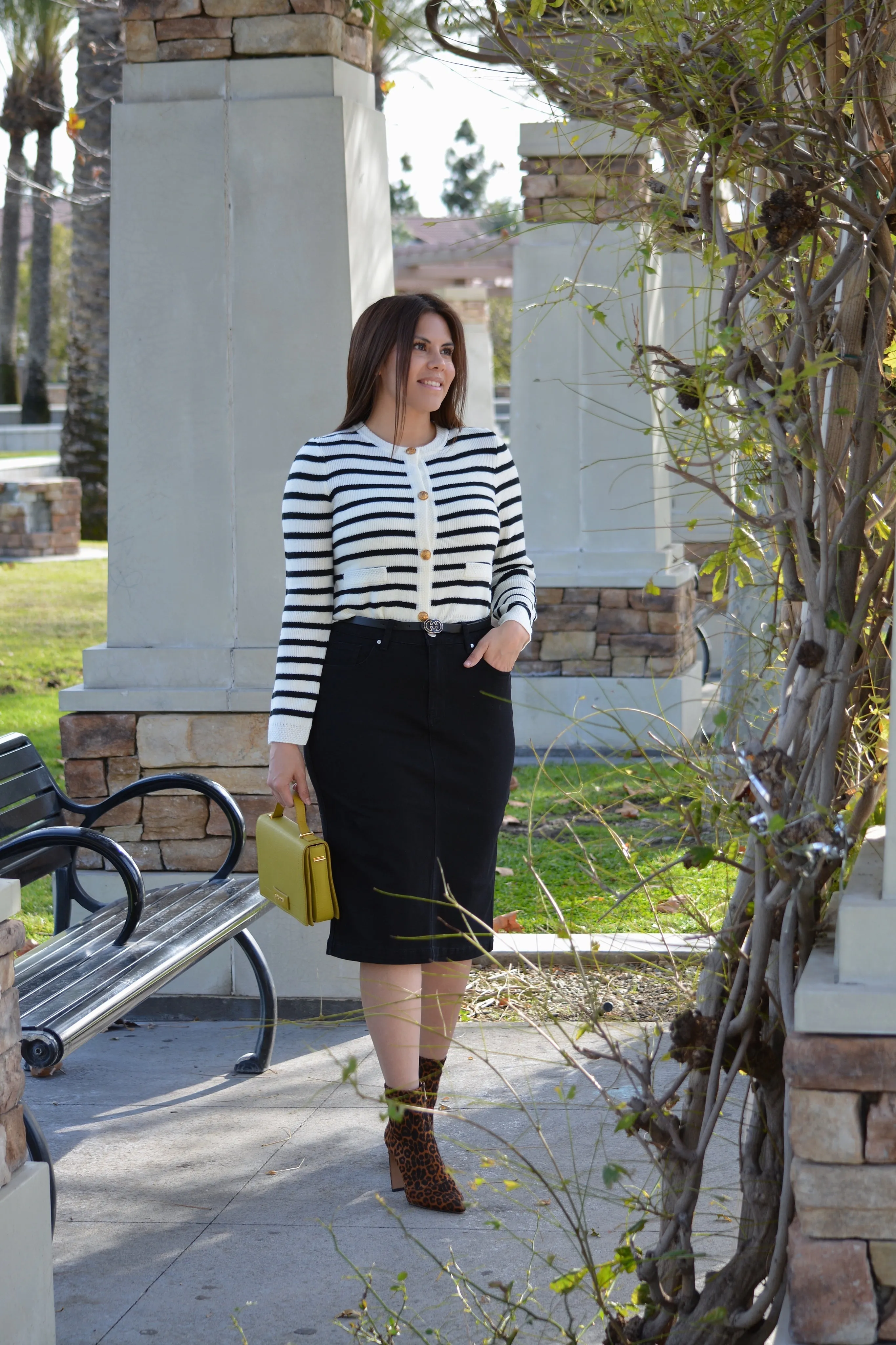 Alena Striped Cardigan