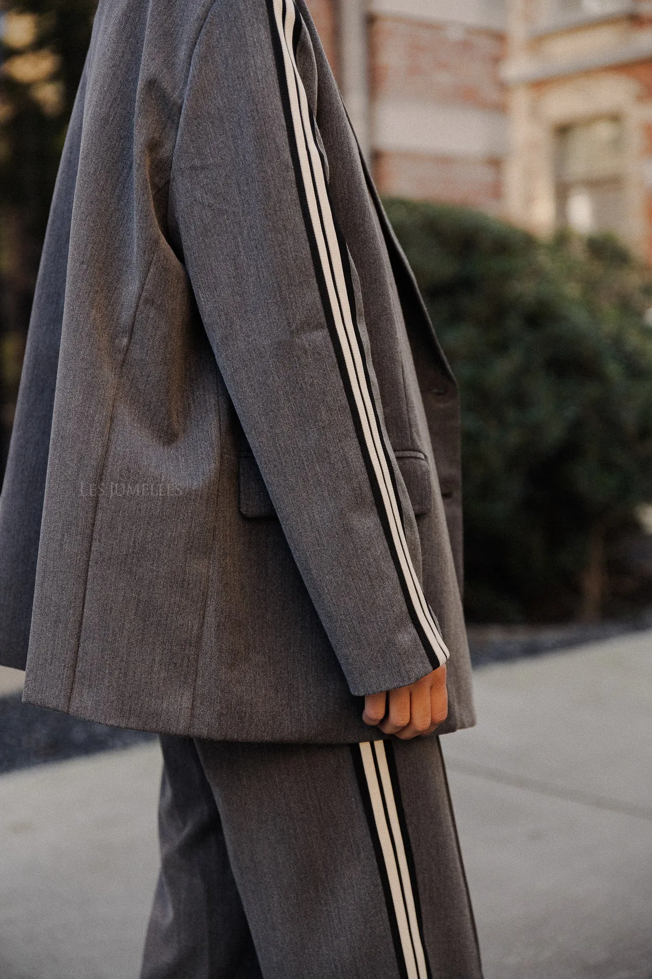 Aurelia oversized blazer grey