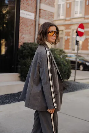 Aurelia oversized blazer grey