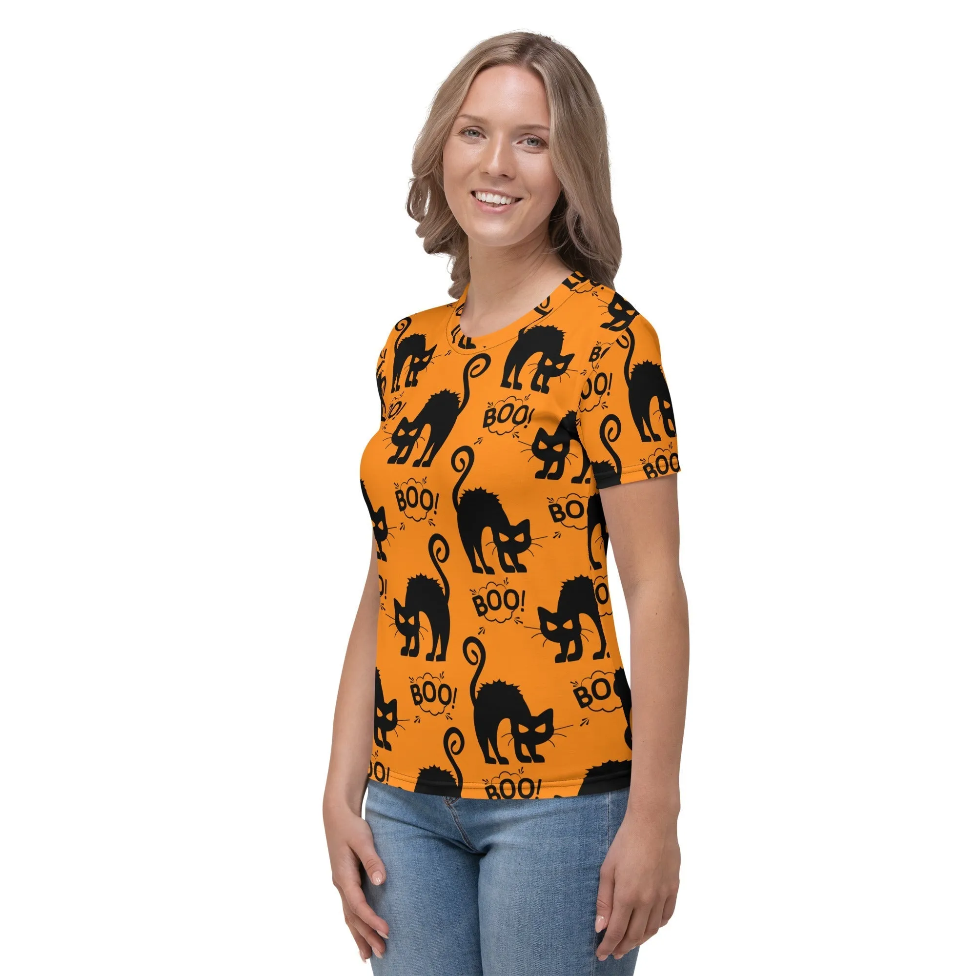 Black Kitty Halloween T-shirt