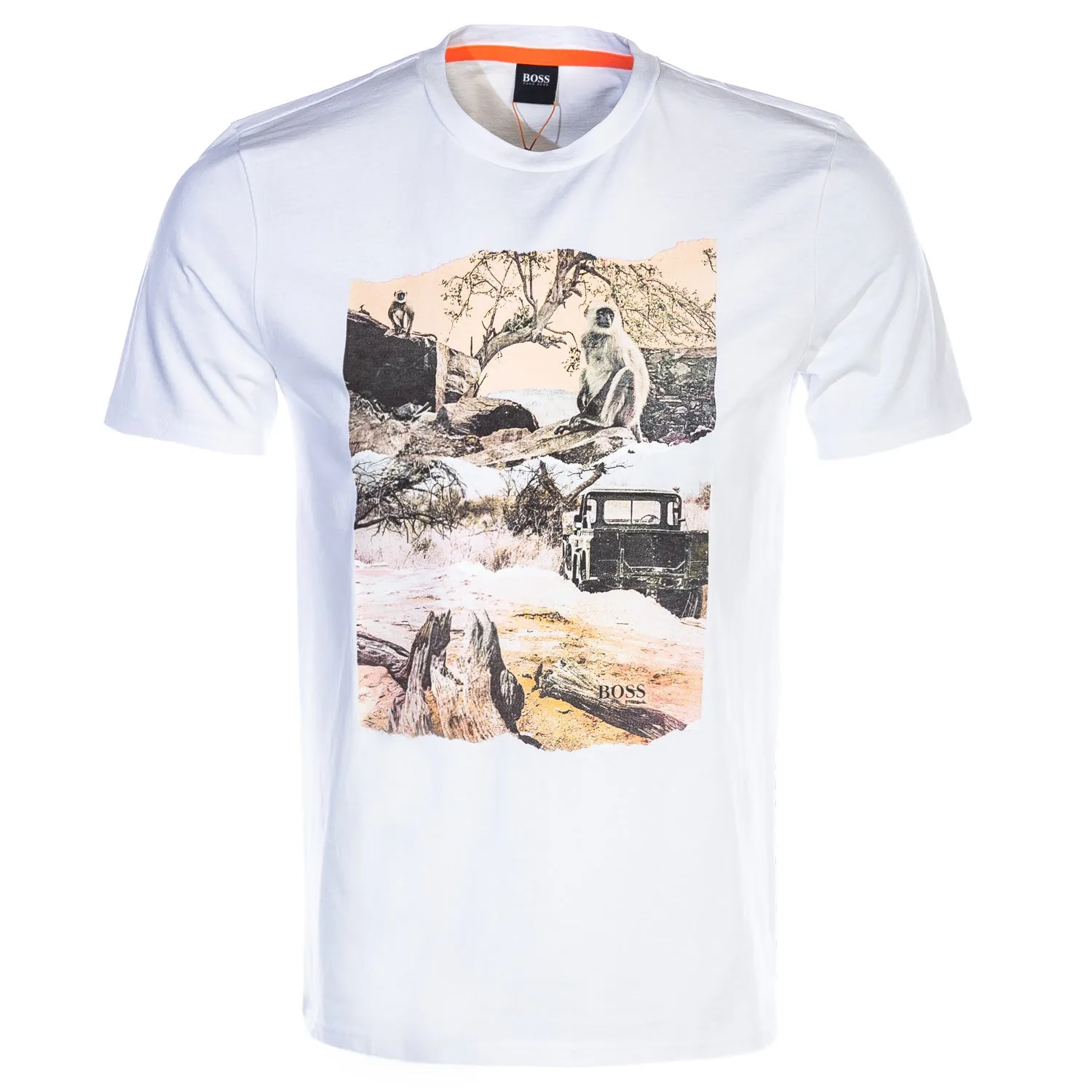 BOSS Texray 3 T Shirt in White