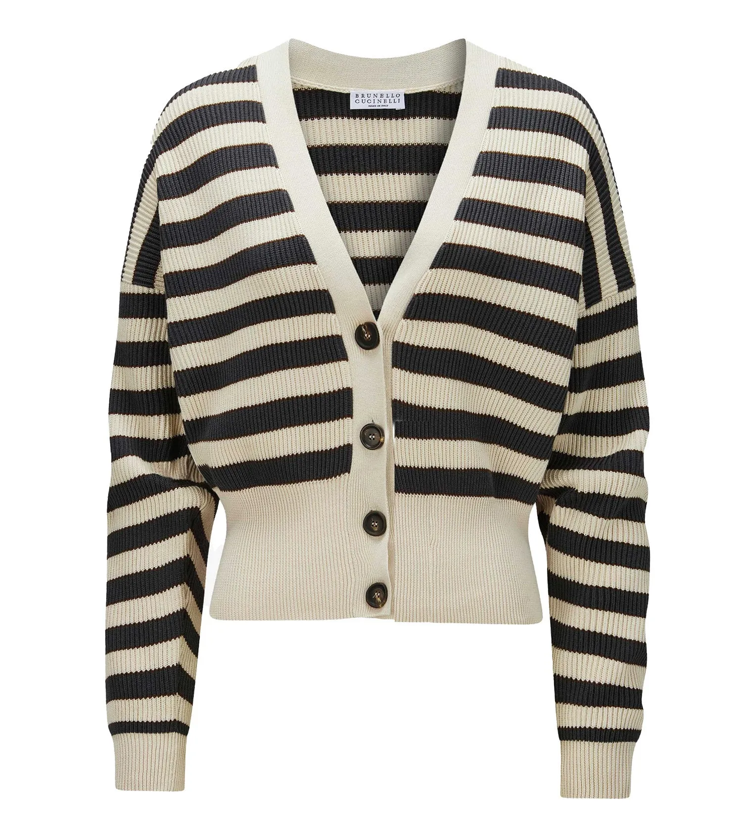 BRUNELLO CUCINELLI Striped Cardigan