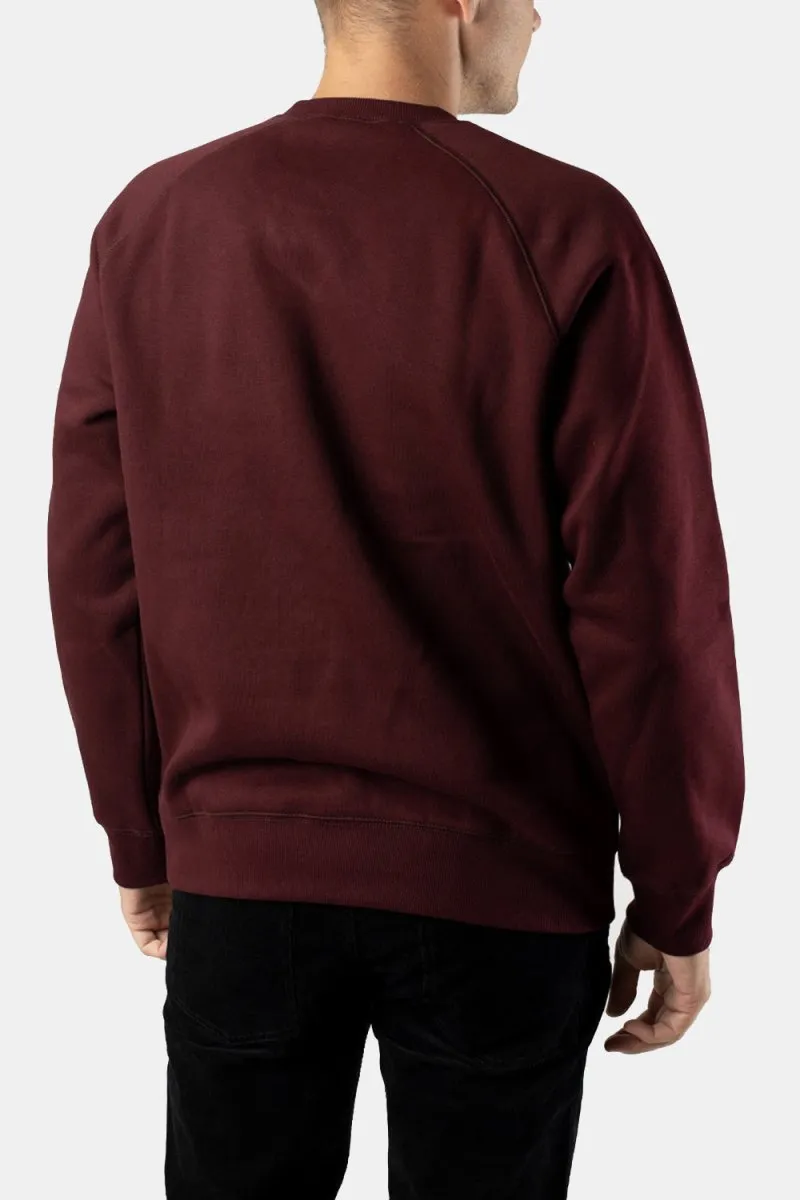 Carhartt WIP Chase Sweatshirt (Amarone/Gold)