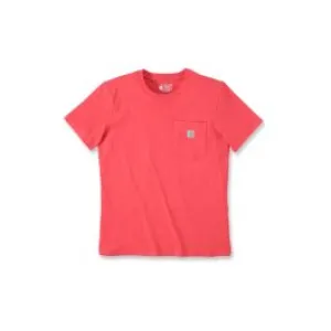 Carhartt&#x20;Work&#x20;T-shirt&#x20;Pocket&#x20;Women&#x20;103067&#x20;-&#x20;Bittersweet