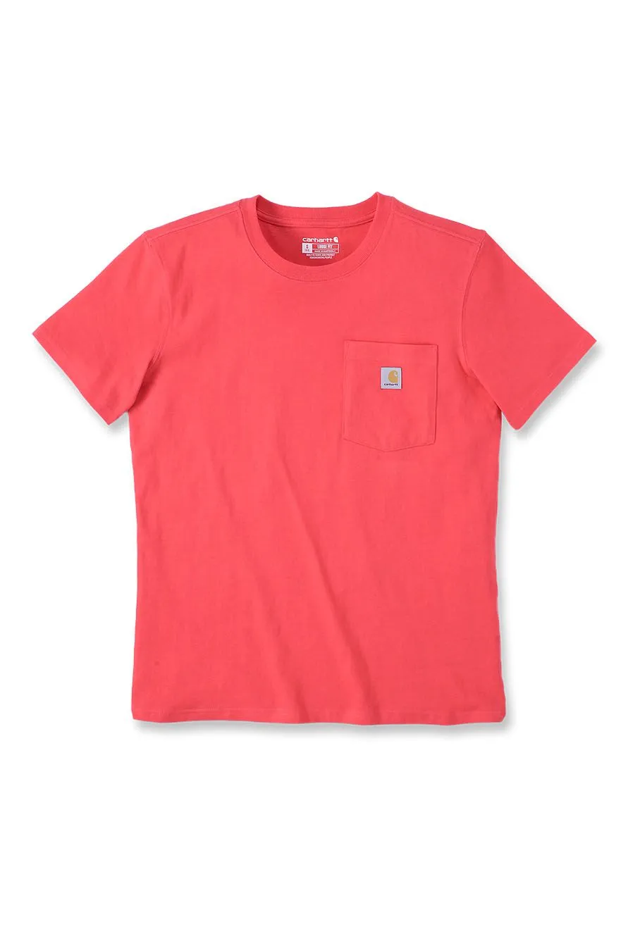 Carhartt&#x20;Work&#x20;T-shirt&#x20;Pocket&#x20;Women&#x20;103067&#x20;-&#x20;Bittersweet