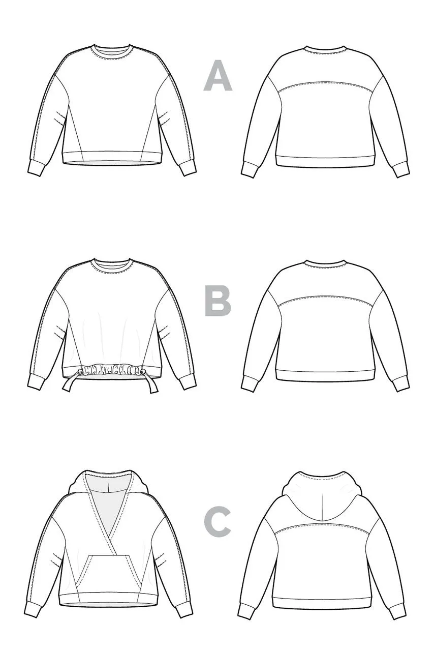 Closet Core Patterns | Mile End Sweatshirt