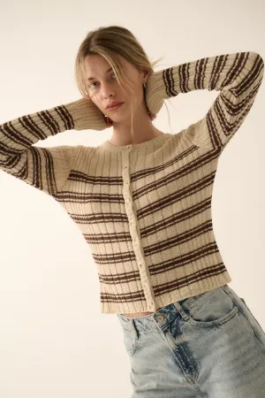 Clover Striped Cardigan