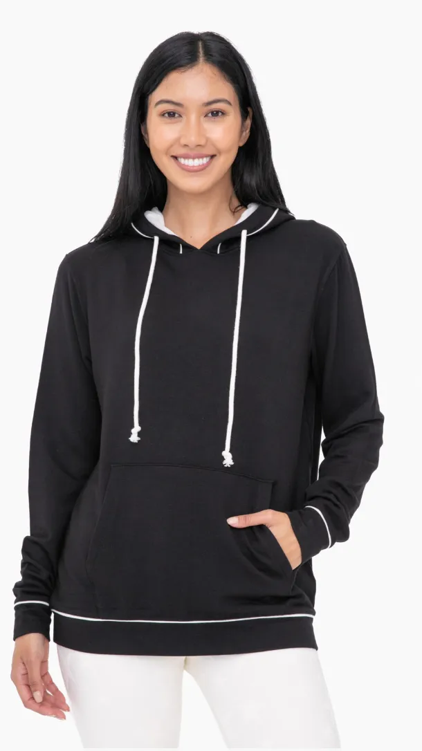 Contrast Hoodie Pullover