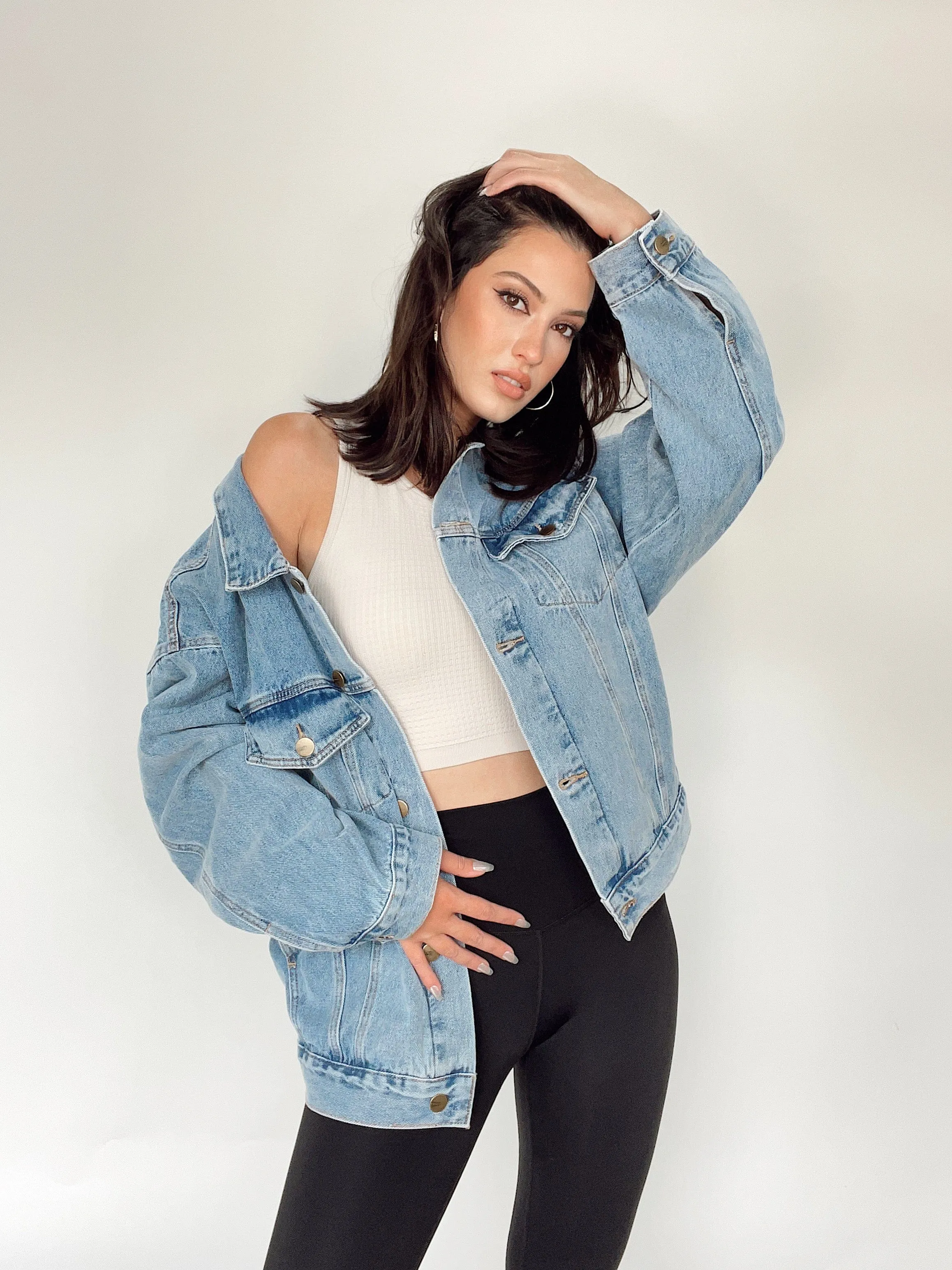 Denim Oversized Claudia Jacket