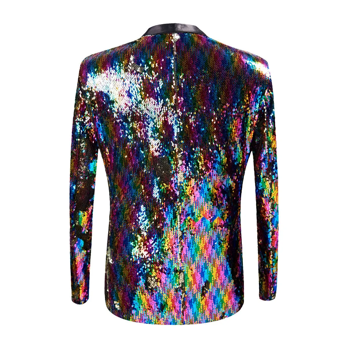 Disco Lights Sequins Nightclub Style Men Costume Blazer