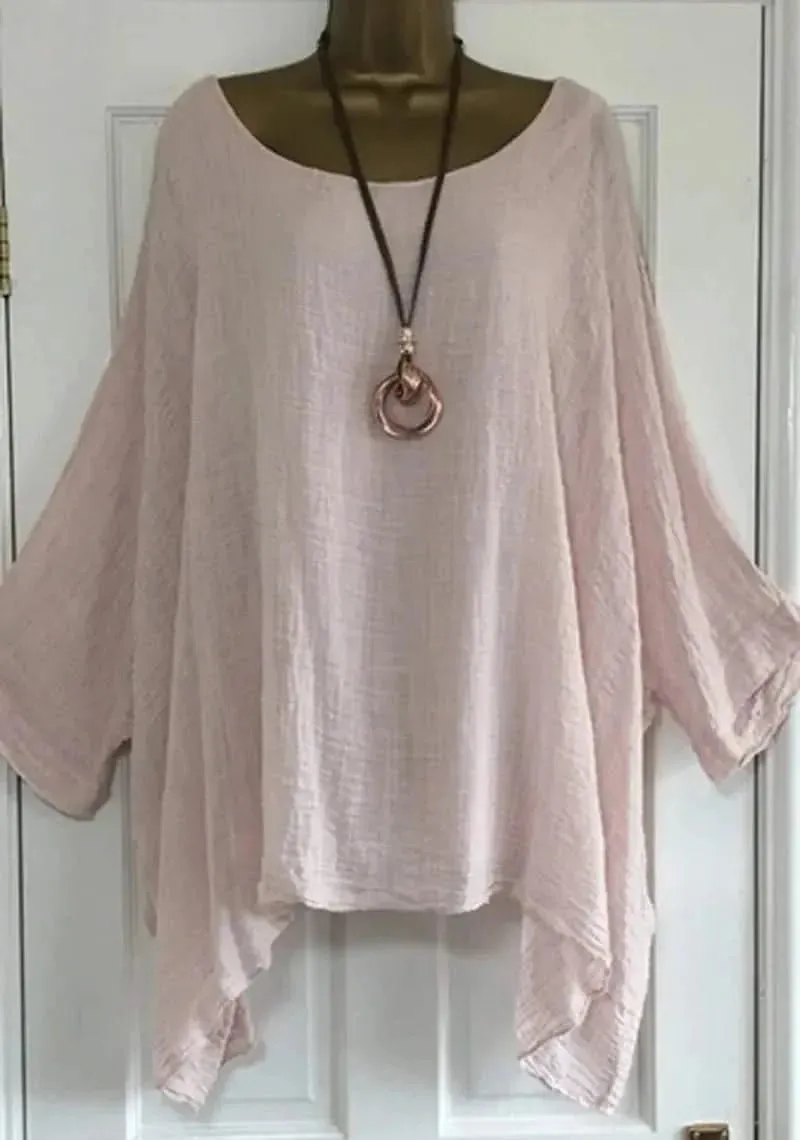 Elegant Autumn Batwing Sleeve Blouse for Women