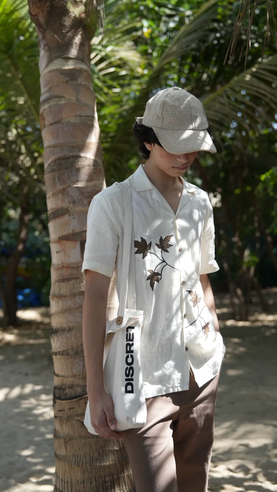 Embroidered Hemp Shirt