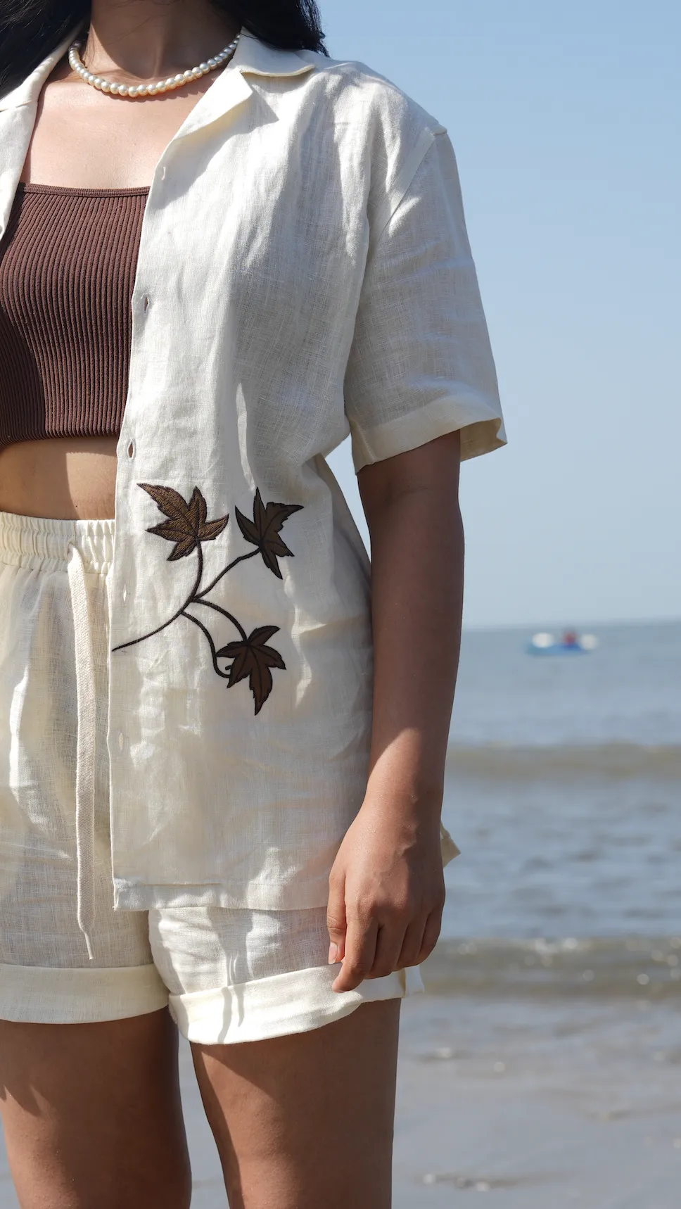 Embroidered Hemp Shirt