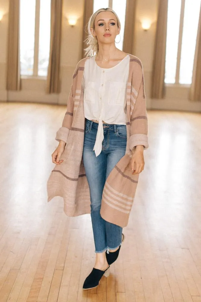 Emery Striped Cardigan