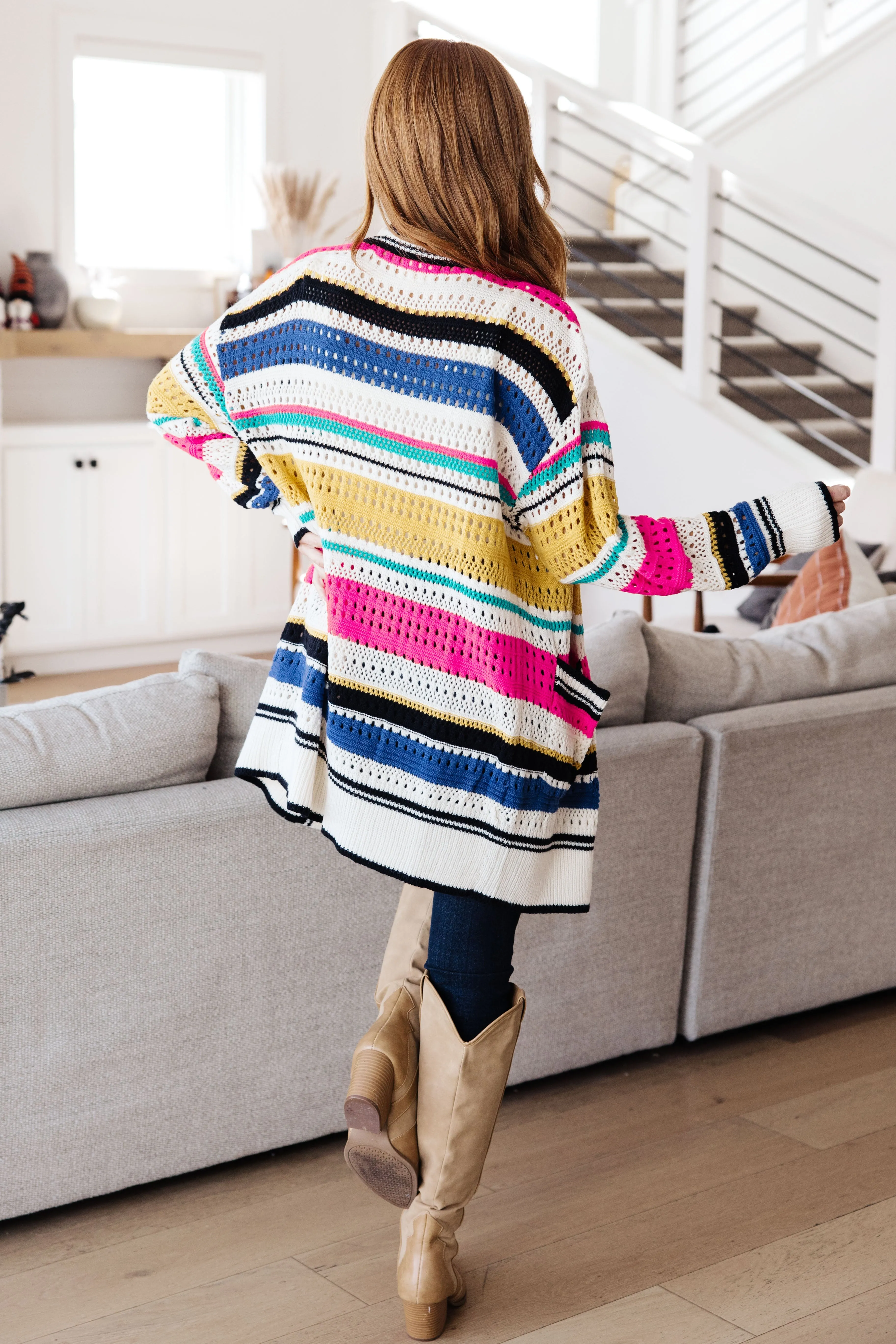 Fiona Striped Cardigan