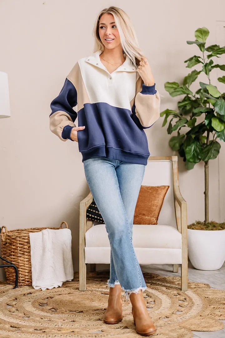 Glo Colorblock Pullover