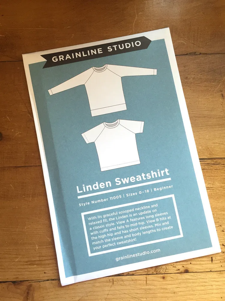 Grainline - Linden Sweatshirt pattern