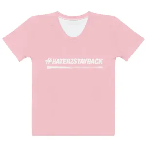 #HaterzStayBack Women's T-Shirt (Pink)