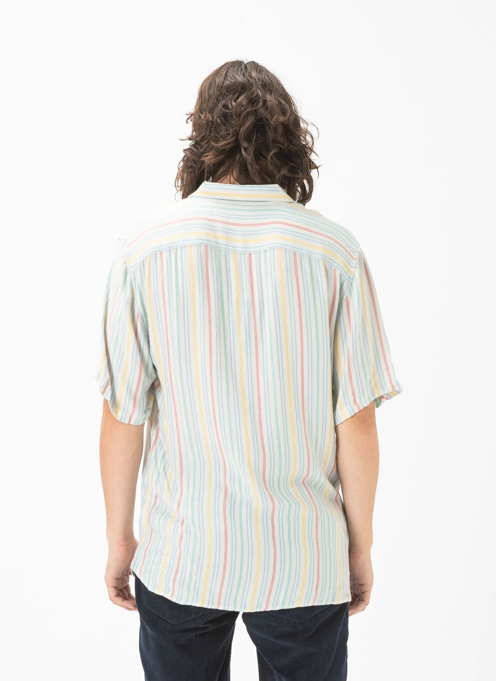 Holiday Shirt Natural Stripe