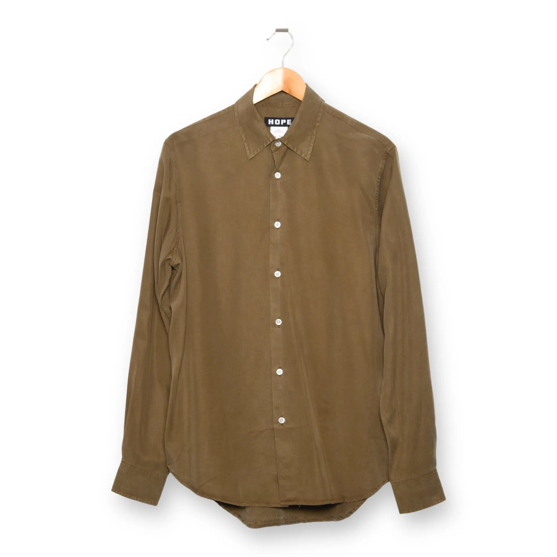 Hope Air Clean Shirt khaki tencel