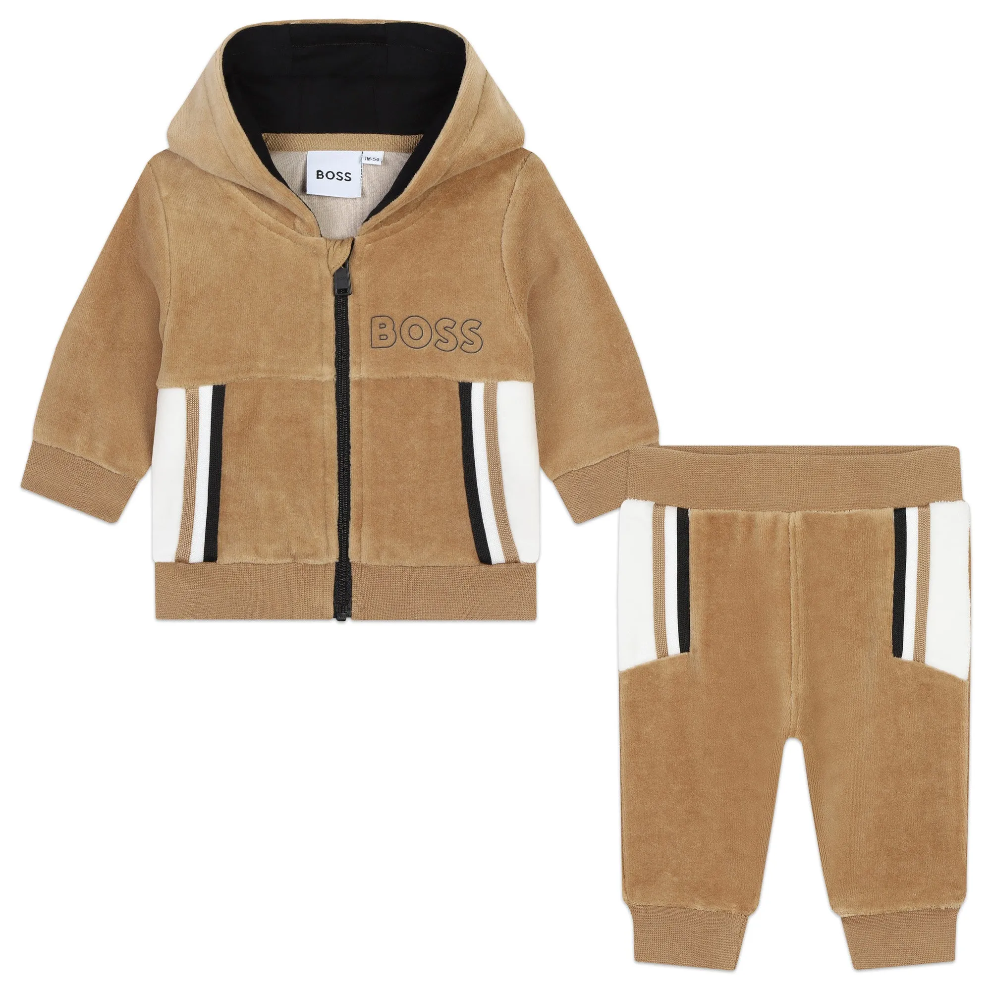 Hugo Boss Baby Boys Brown Tracksuit