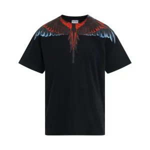 Icon Wings Regular Fit T-Shirt in Black/Red