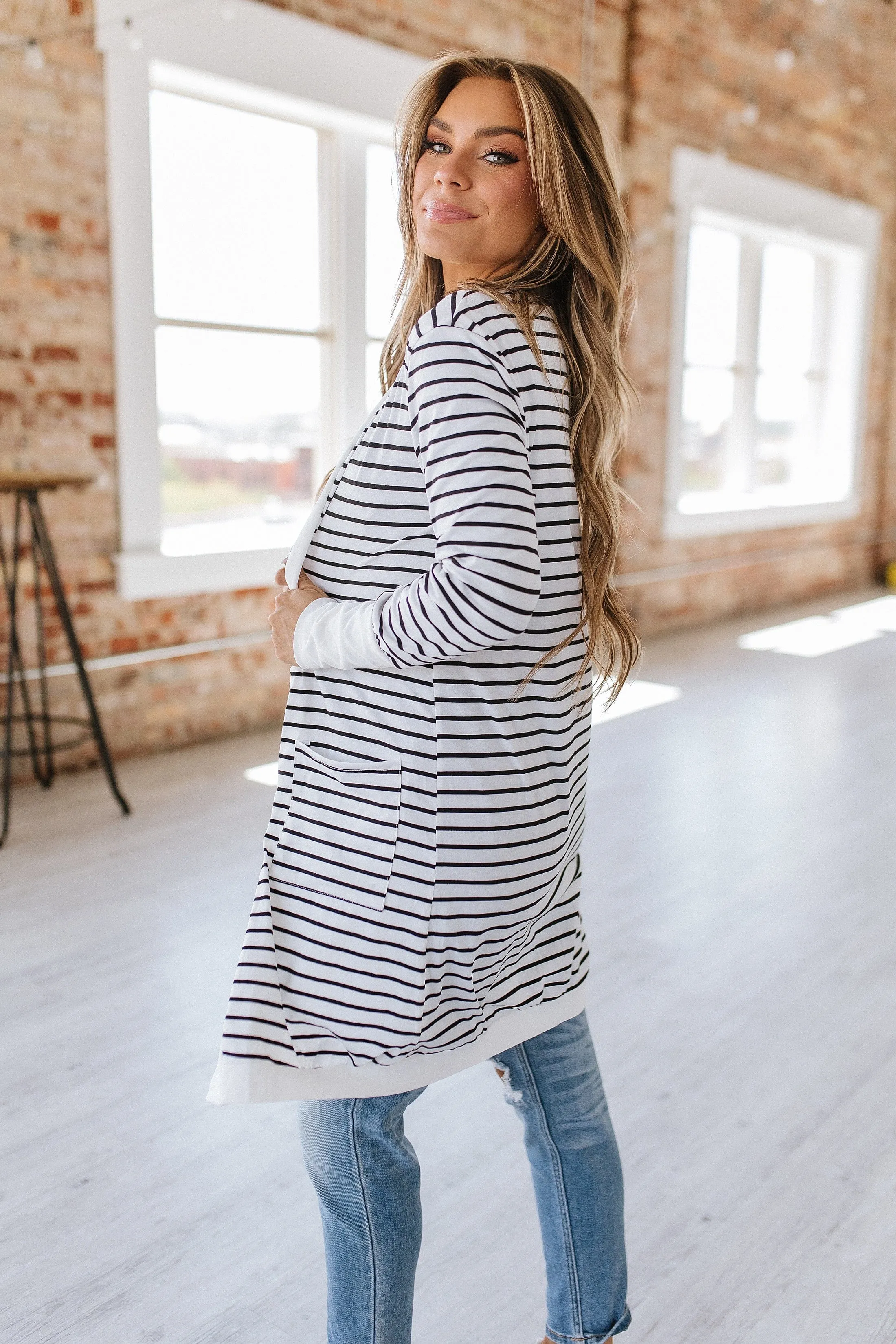 Jerri Striped Knit Cardigan | S-XL | PRE ORDER