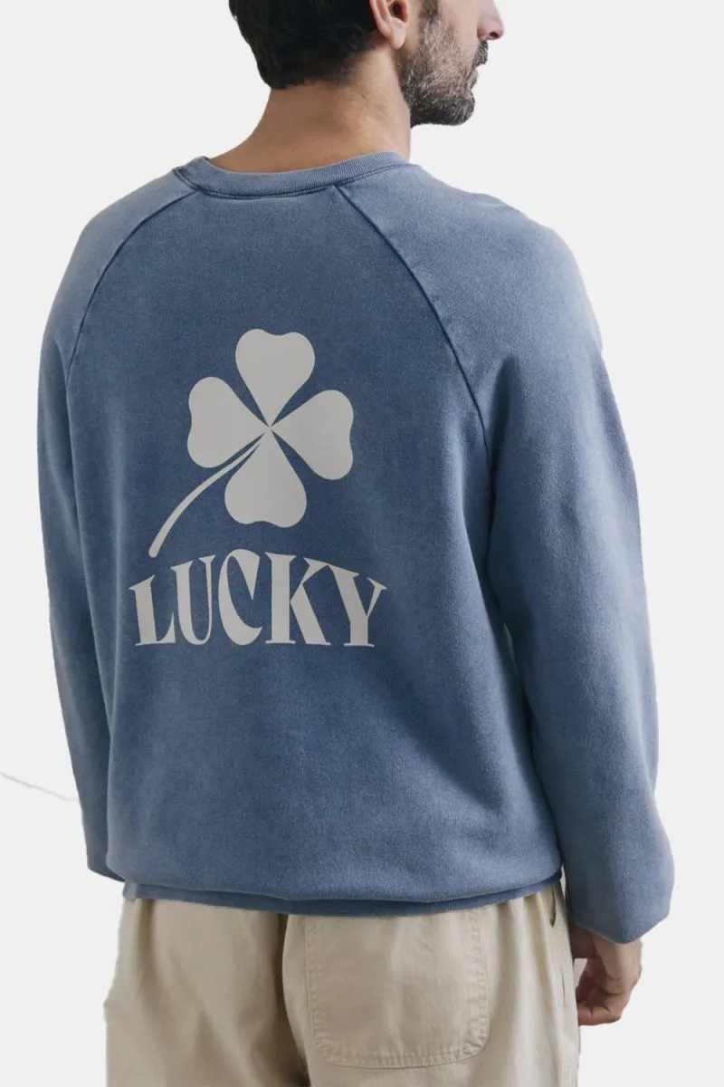 La Paz Cunha Lucky Print Sweatshirt (Blue Oceana)