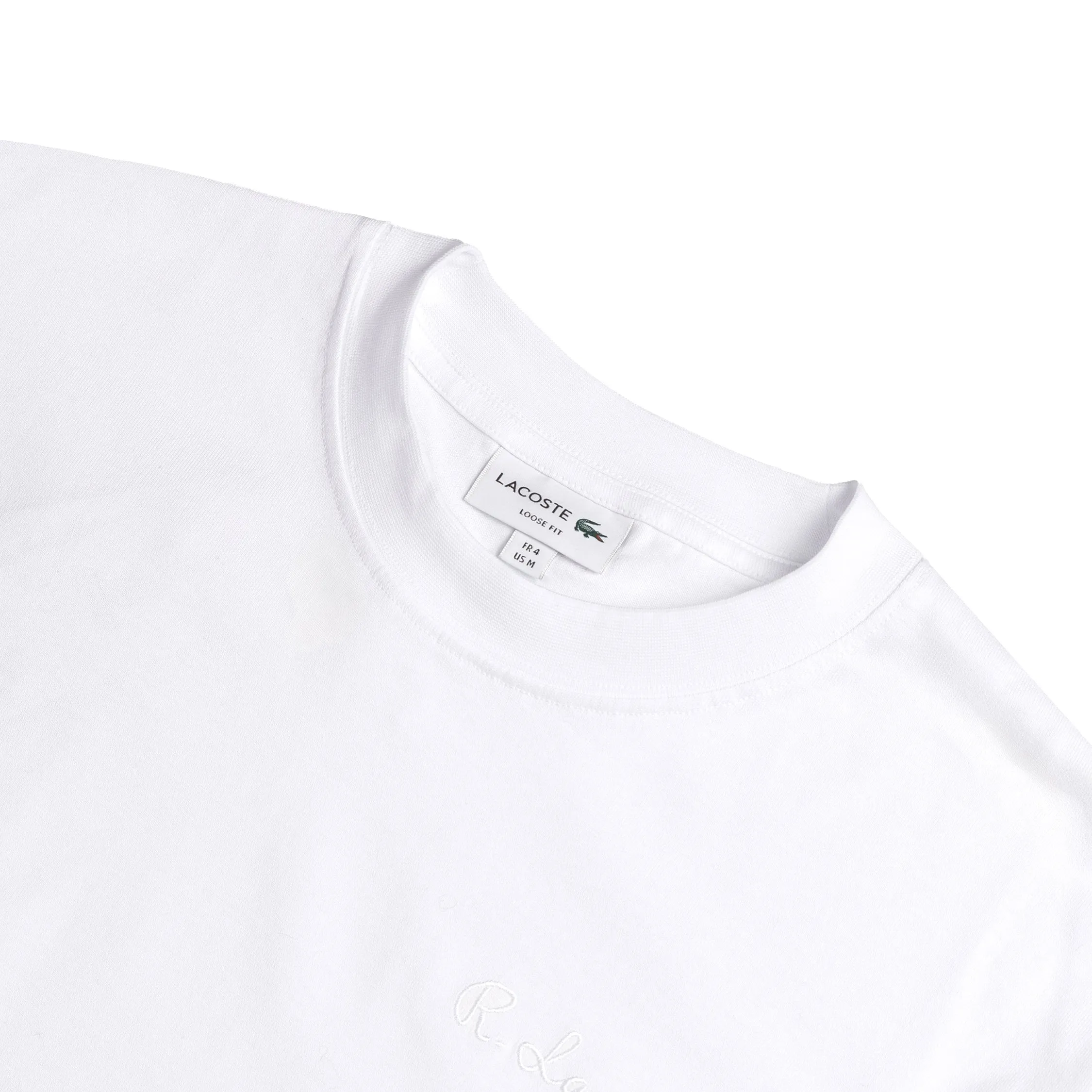 Lacoste Loose Fit Heavy Cotton Embroidery T-Shirt