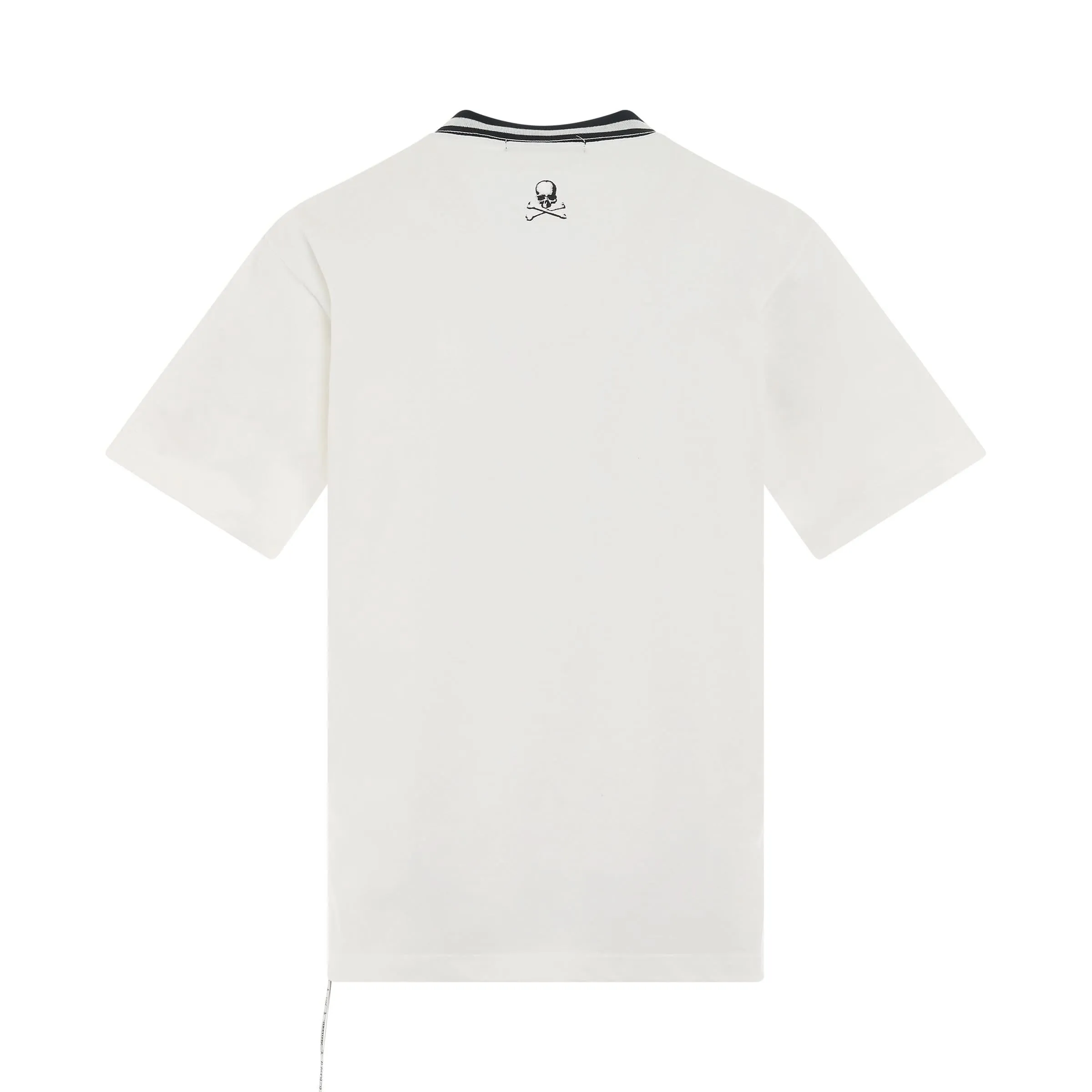 Logo Ribbed T-Shirt in White