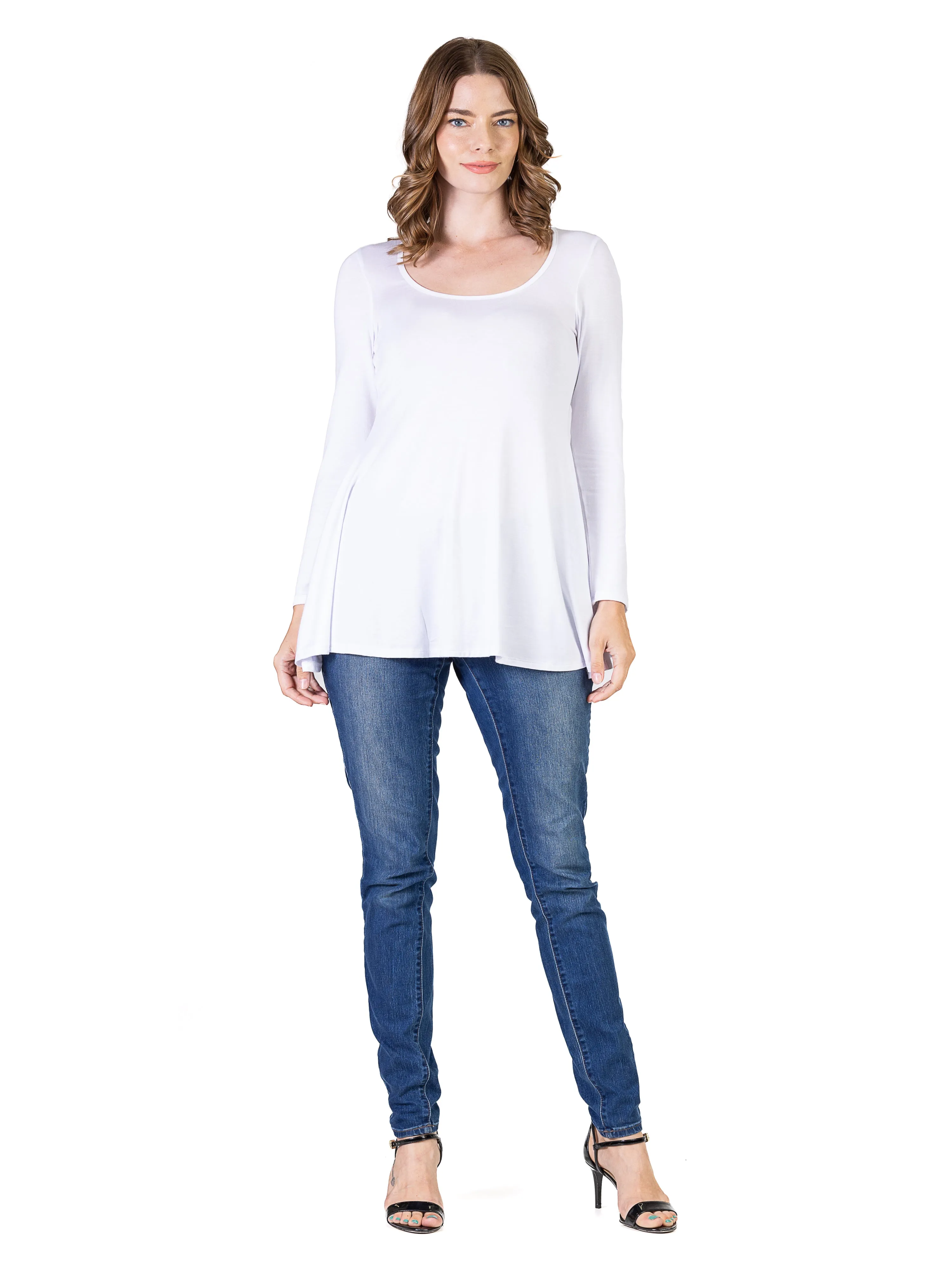 Long Sleeve Tunic Top For Women