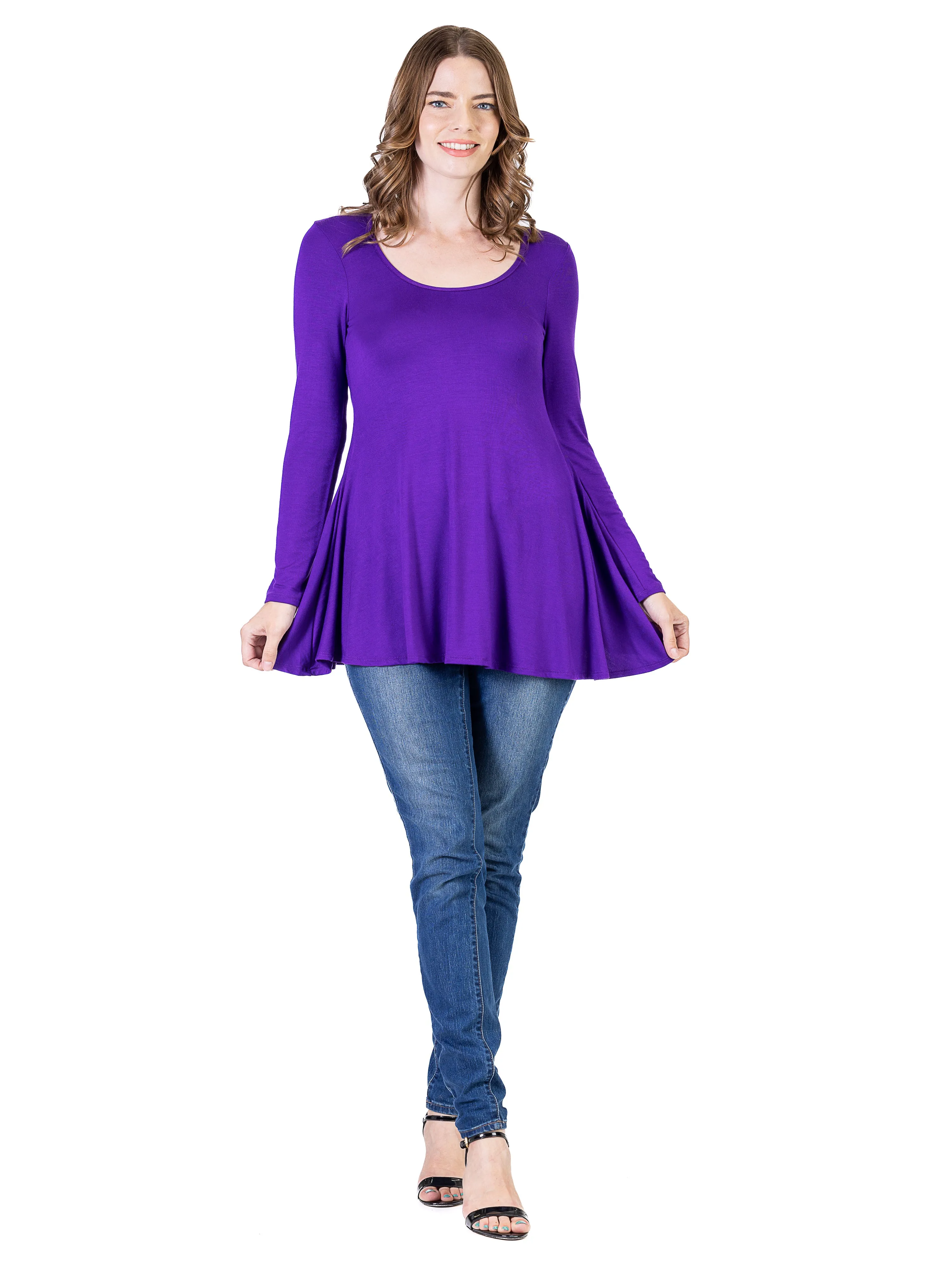 Long Sleeve Tunic Top For Women