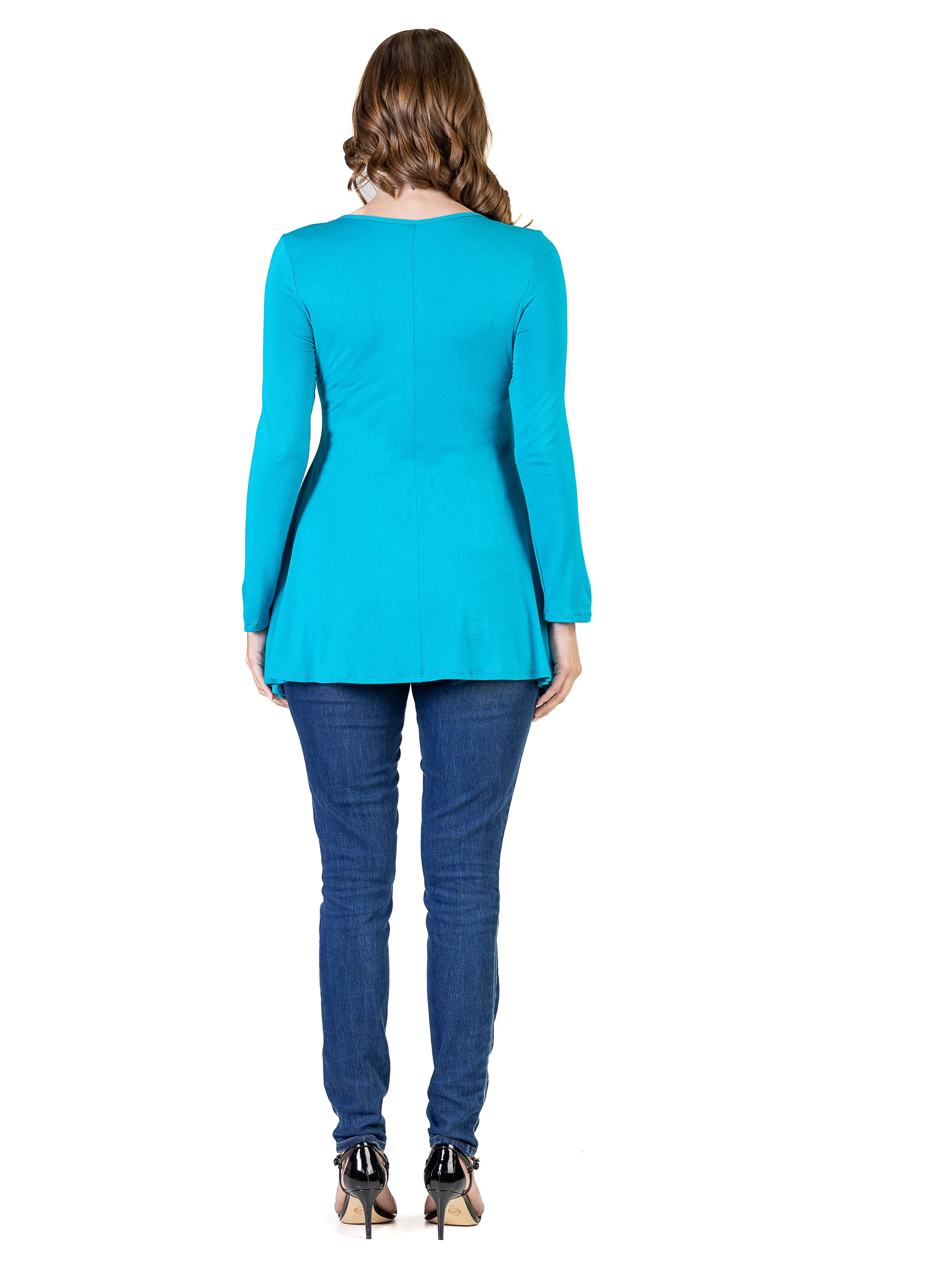 Long Sleeve Tunic Top For Women