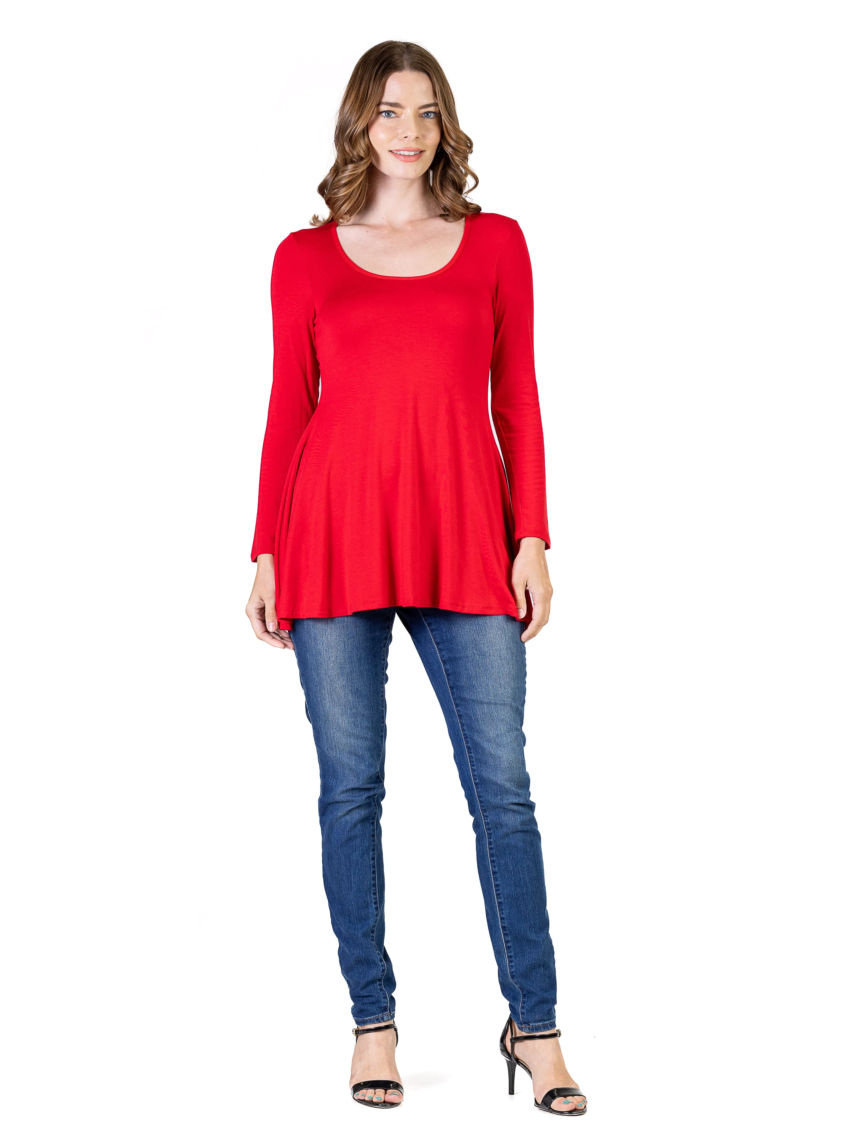 Long Sleeve Tunic Top For Women