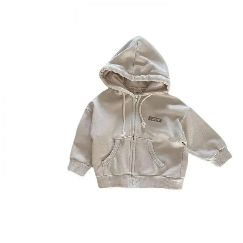 Long-Sleeved Zip-Up Hoodie