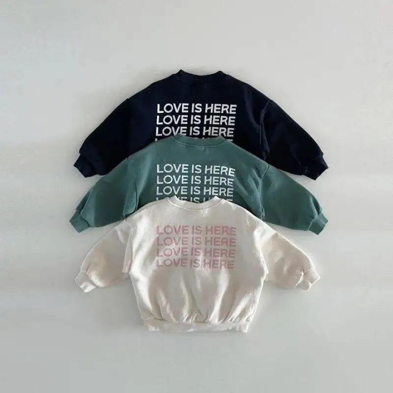 'LOVE IS HERE' Casual Sweatshirt'