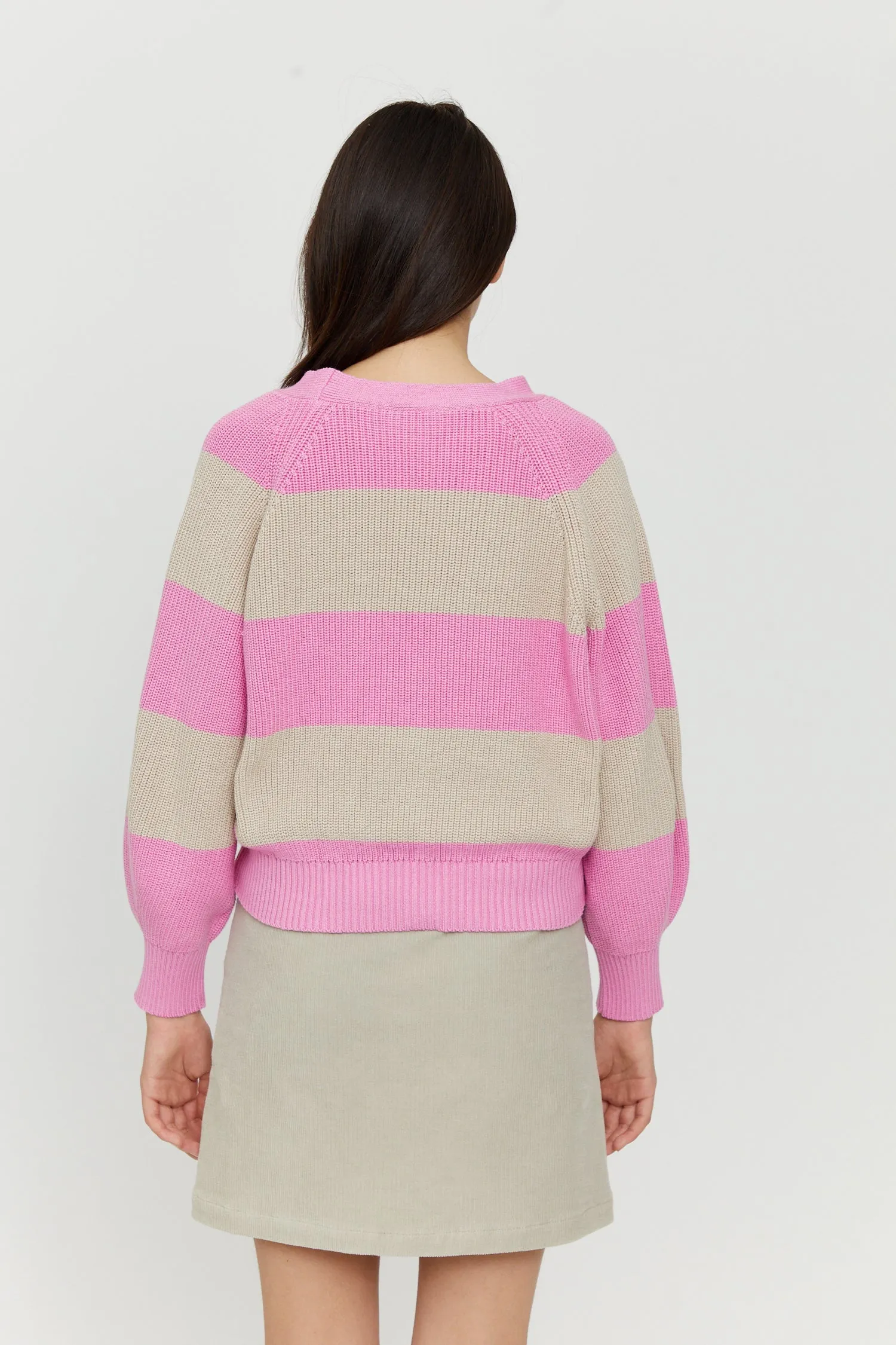 Mala Striped Cardigan