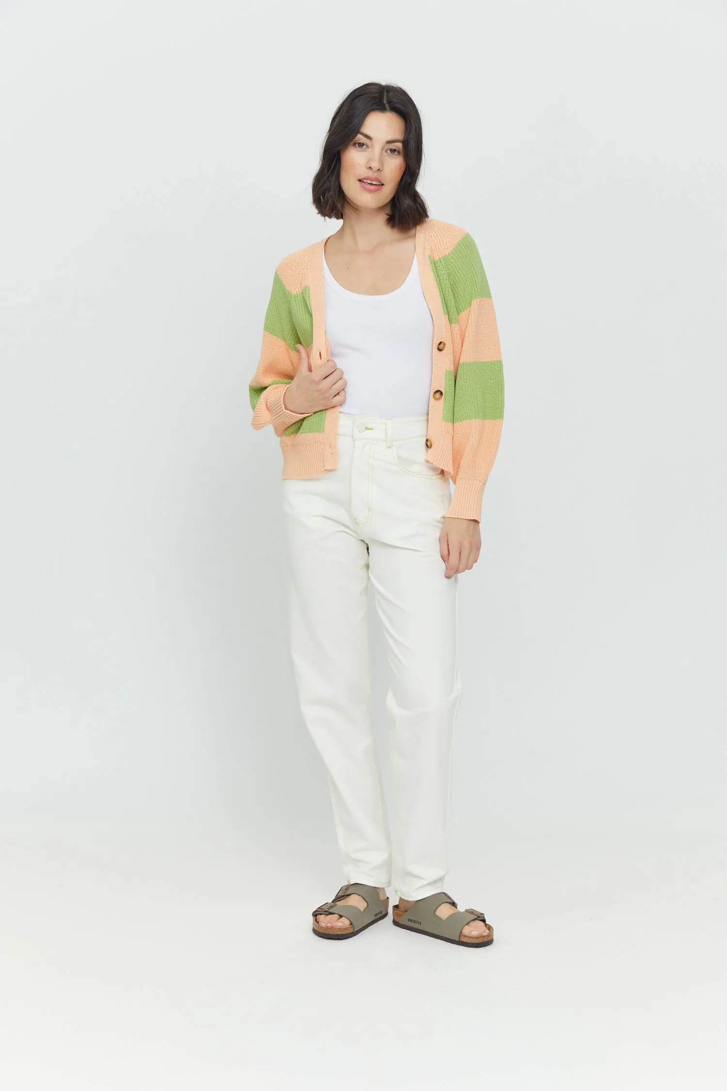 Mala Striped Cardigan