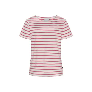 Menton Tee - Pearl / Calypso Coral