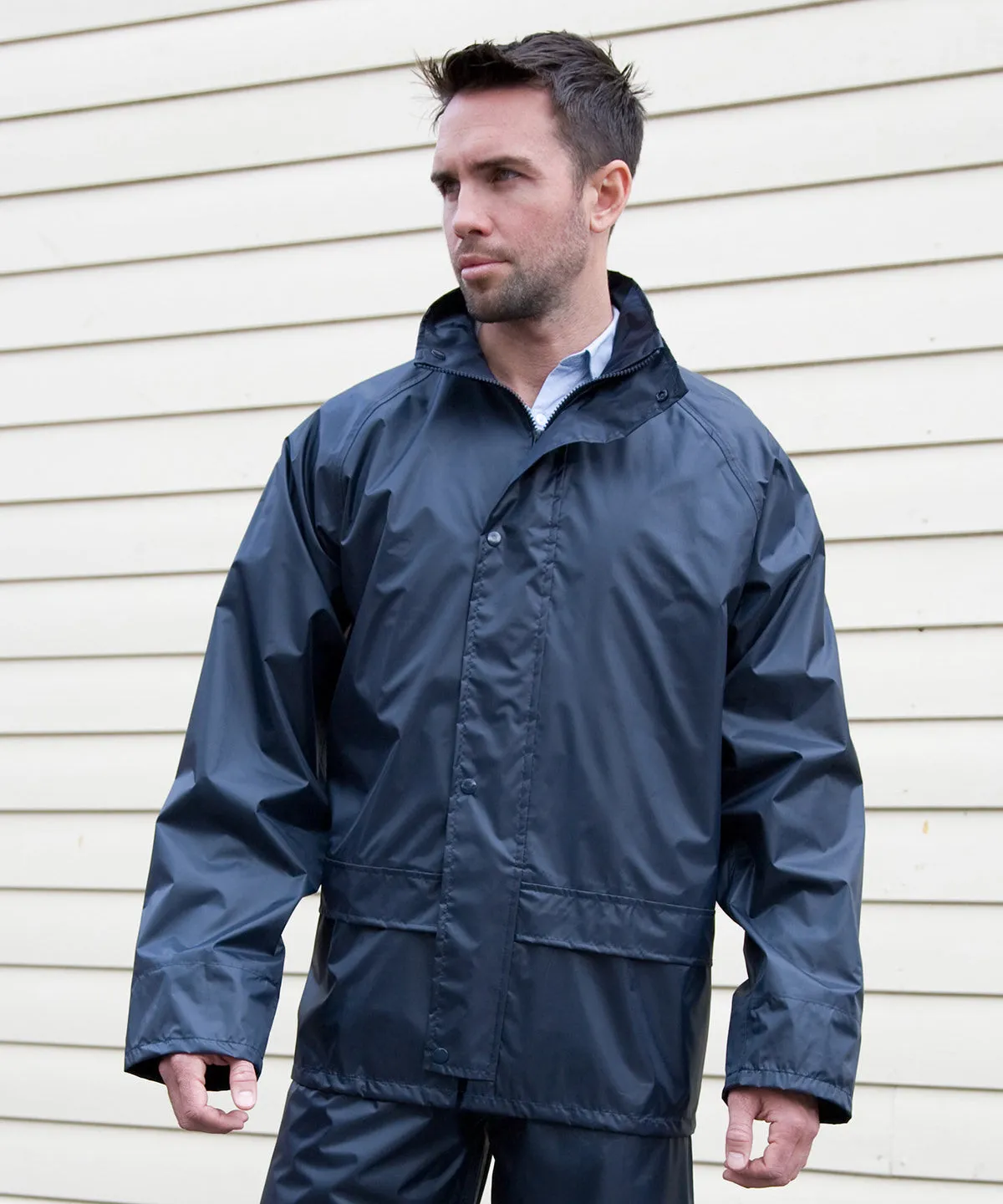 Navy - Core rain jacket