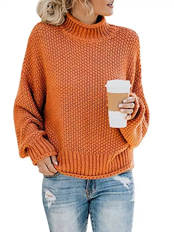 New Fashionable Contrast Color Knitted Sweater Cardigan Jacket Sweater