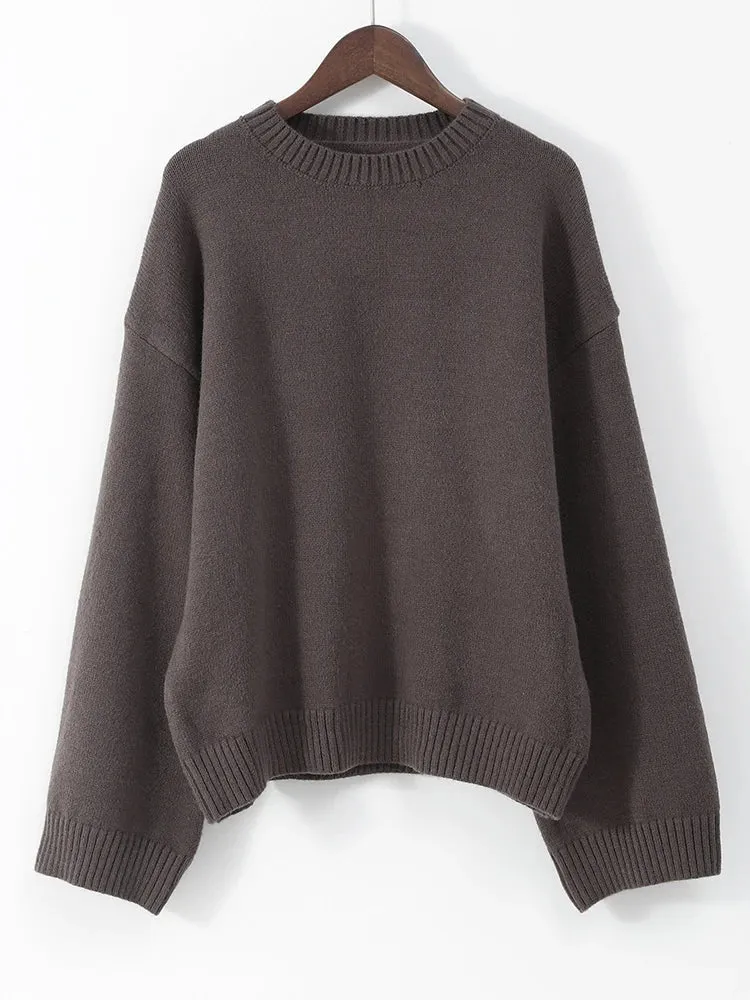 Oh So Chic O Neck Knitted Pullover