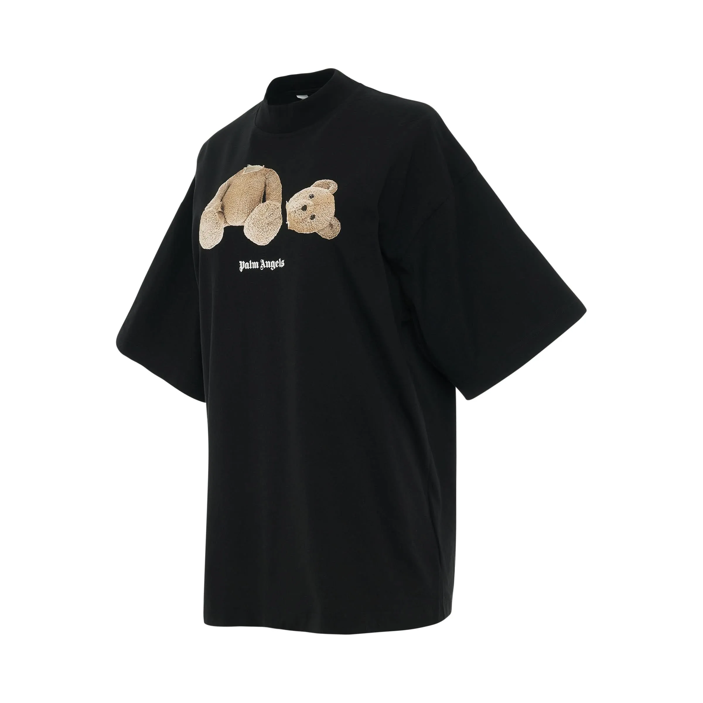 PA Bear Loose Fit T-Shirt in Black/Brown