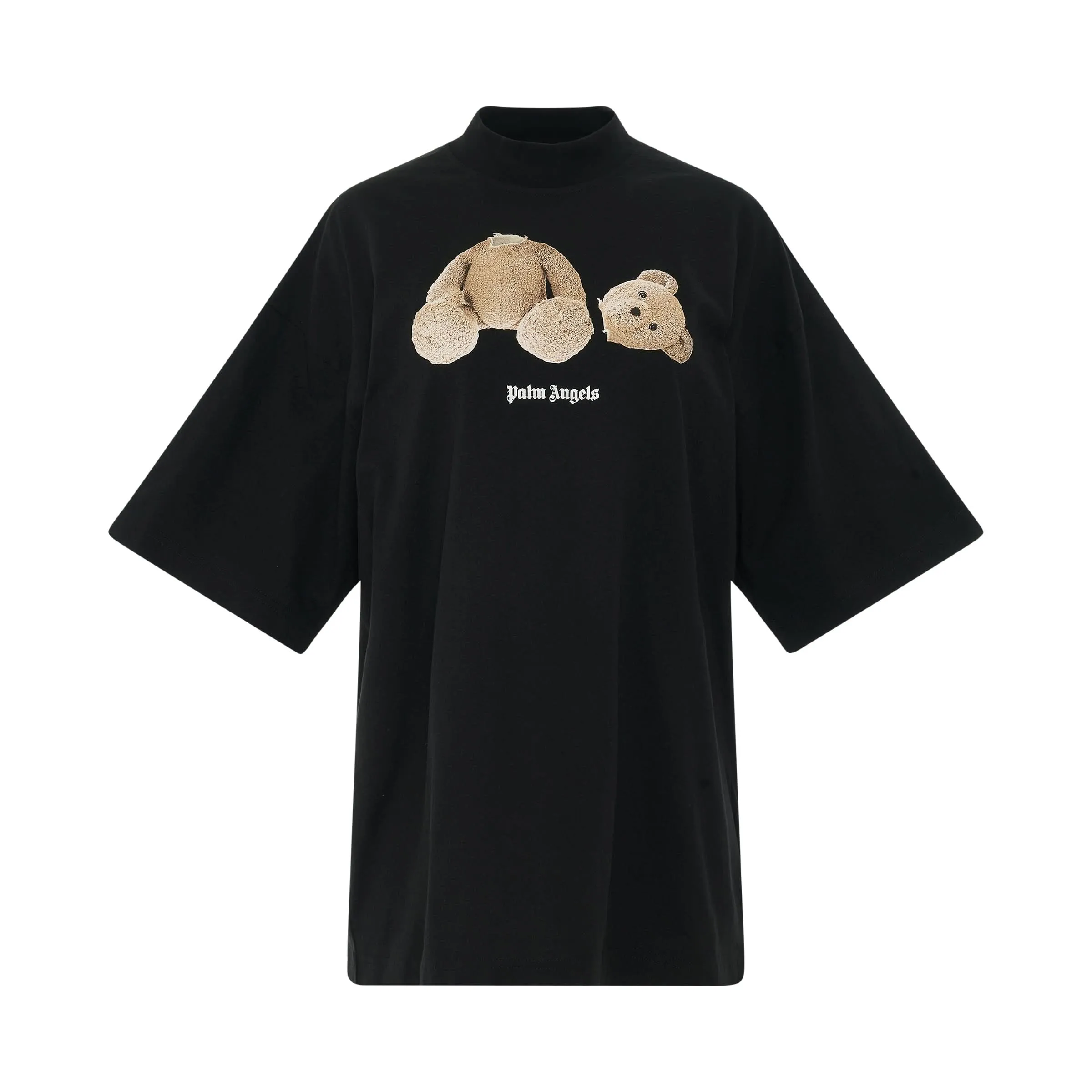 PA Bear Loose Fit T-Shirt in Black/Brown